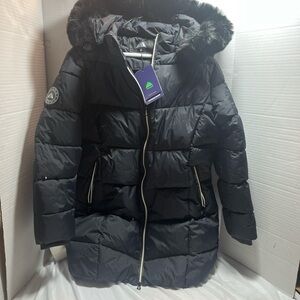 MOERDENG Women's Winter Windproof Warm Down Coats Waterproof Thicken